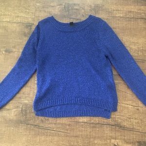 Forever 21 blue sparkly sweater